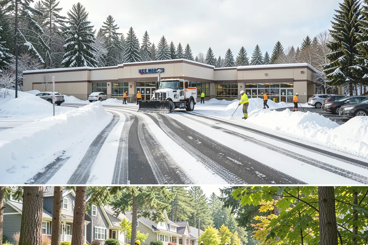 Walkway Deicing in Normandy Park, King County, WA - Deice walkways at the first sign of refreeze each morning through the lowland cold season, generally December into February.