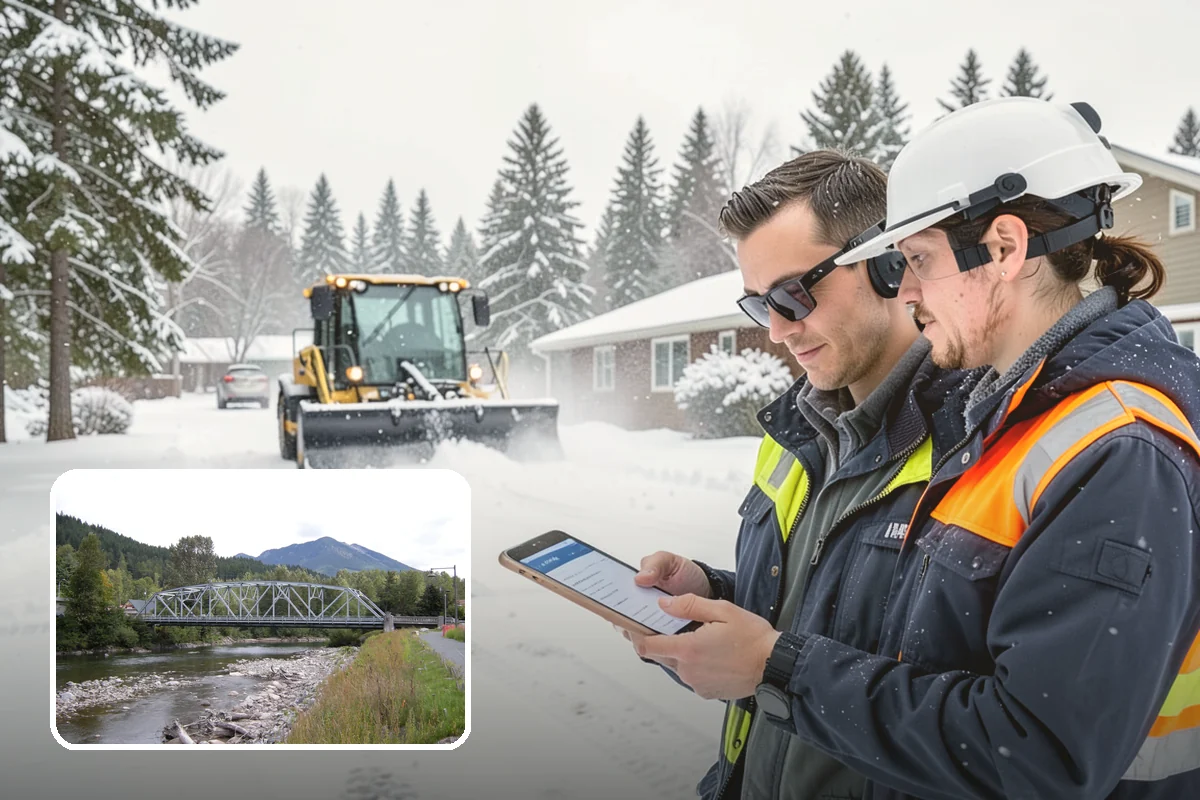 Walkway Deicing in Skykomish, King County, WA - Removes the slick film on the highest-traffic routes