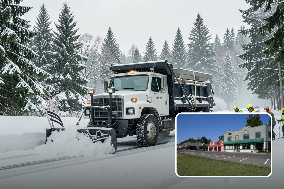 Walkway Deicing in Snoqualmie, King County, WA - Removes the slick film on the highest-traffic routes