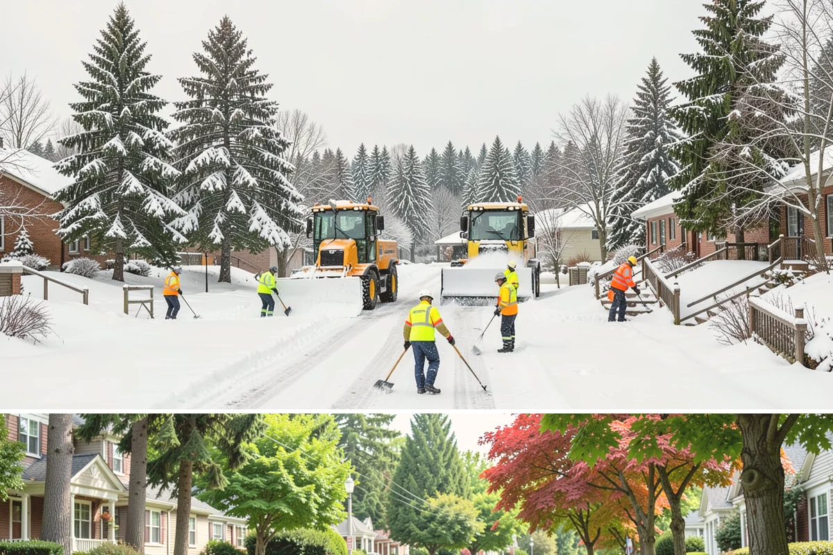 Walkway Snow Removal in Beaux Arts Village, King County, WA - Arrange coverage in autumn so your garden paths are on our list before the first foothill freeze reaches the lowlands.