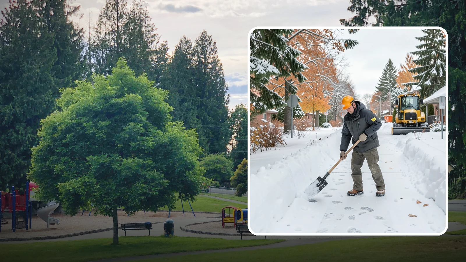 Walkway Snow Removal in Bonney Lake, Pierce County, WA - We clear the private paths that connect your gate, garden, and doors so every route through your yard stays usable.