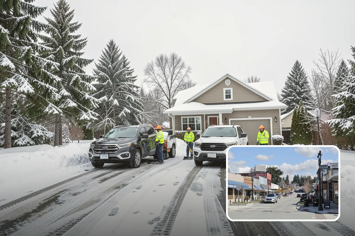 Walkway Snow Removal in Bothell, King County, WA - Preserves delicate paver and stamped surfaces from equipment damage