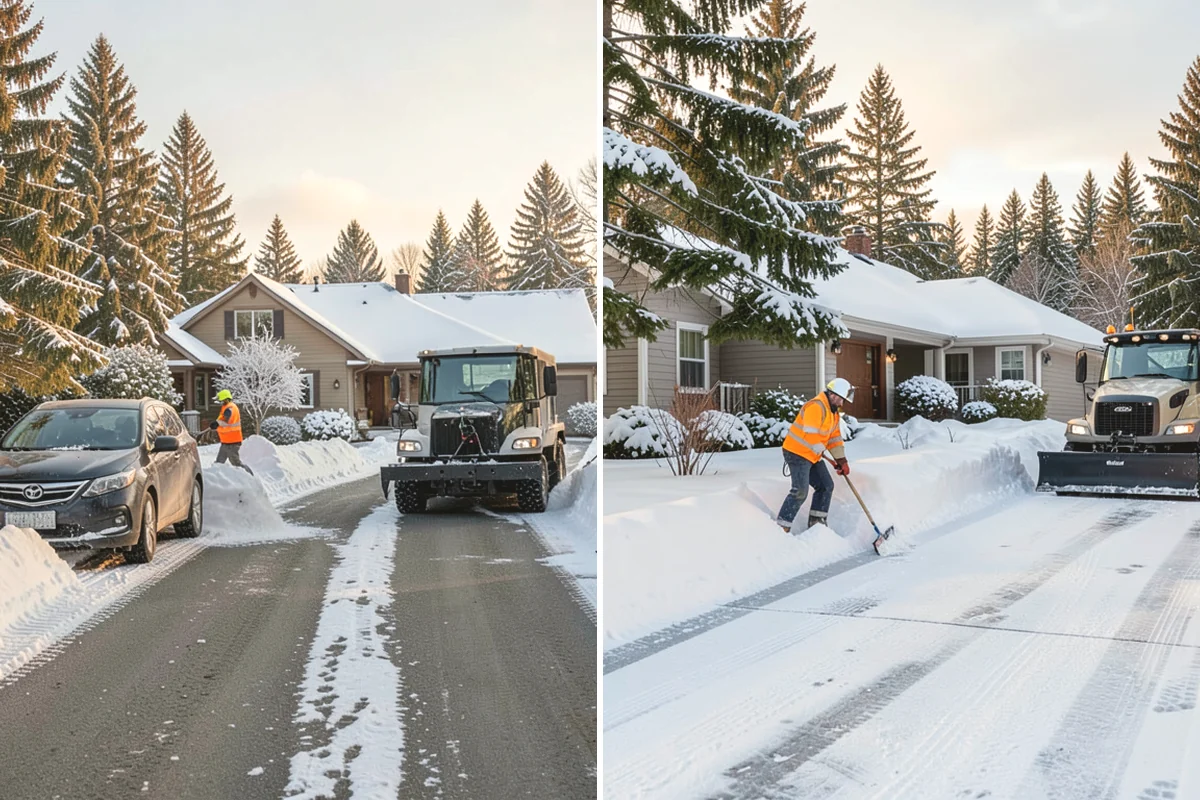 Walkway Snow Removal in Burien, King County, WA - We walk the property to map every connecting path