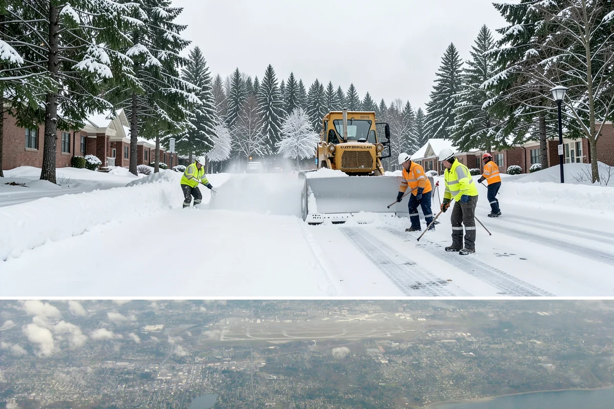 Walkway Snow Removal in Burien, King County, WA - Arrange coverage in autumn so your garden paths are on our list before the first foothill freeze reaches the lowlands.