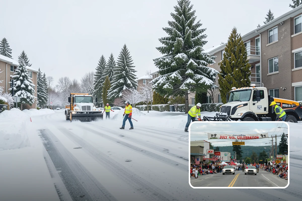Walkway Snow Removal in Carnation, King County, WA - Preserves delicate paver and stamped surfaces from equipment damage