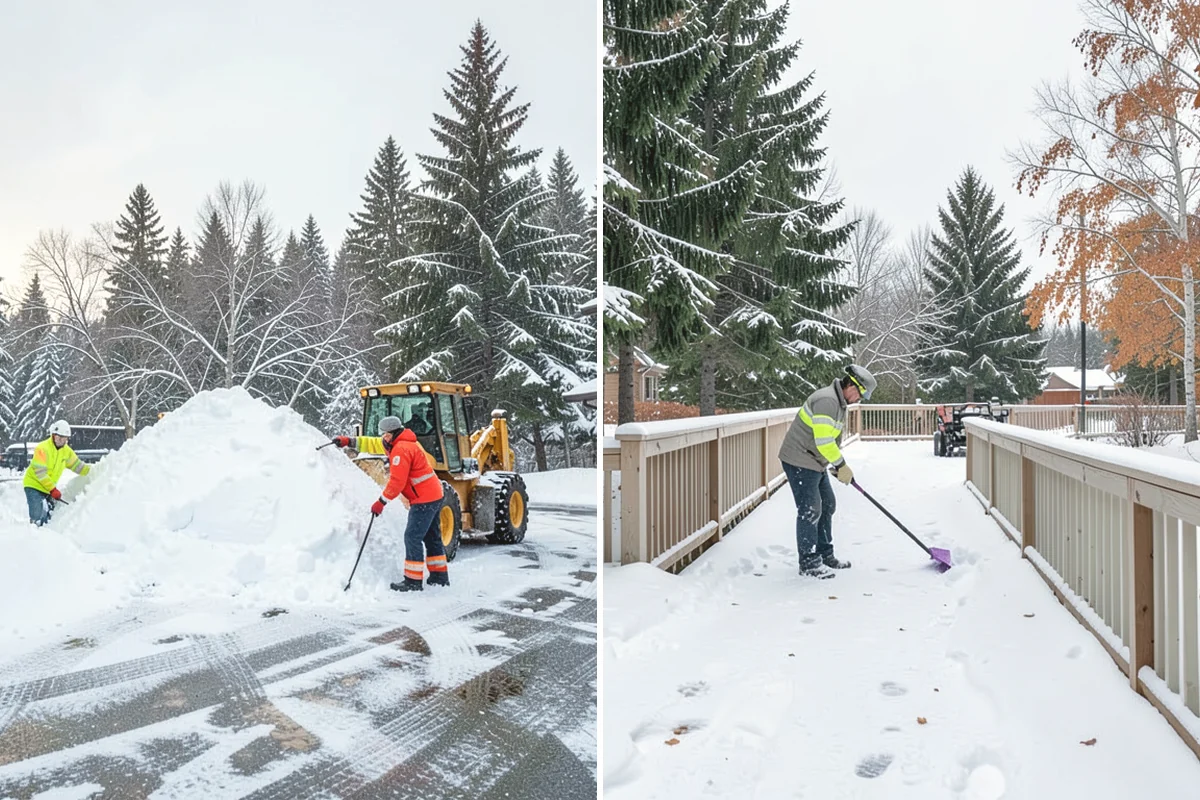 Walkway Snow Removal in Carnation, King County, WA - We walk the property to map every connecting path