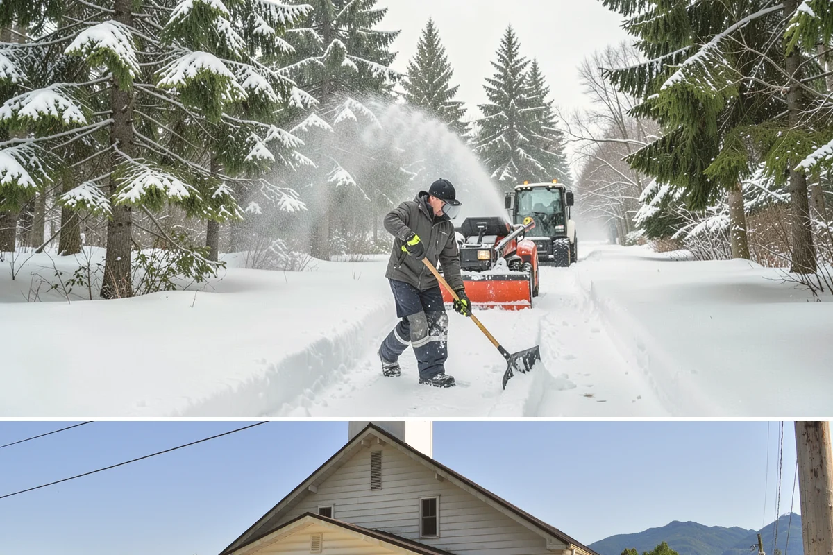 Walkway Snow Removal in Concrete, Skagit County, WA - Arrange coverage in autumn so your garden paths are on our list before the first foothill freeze reaches the lowlands.
