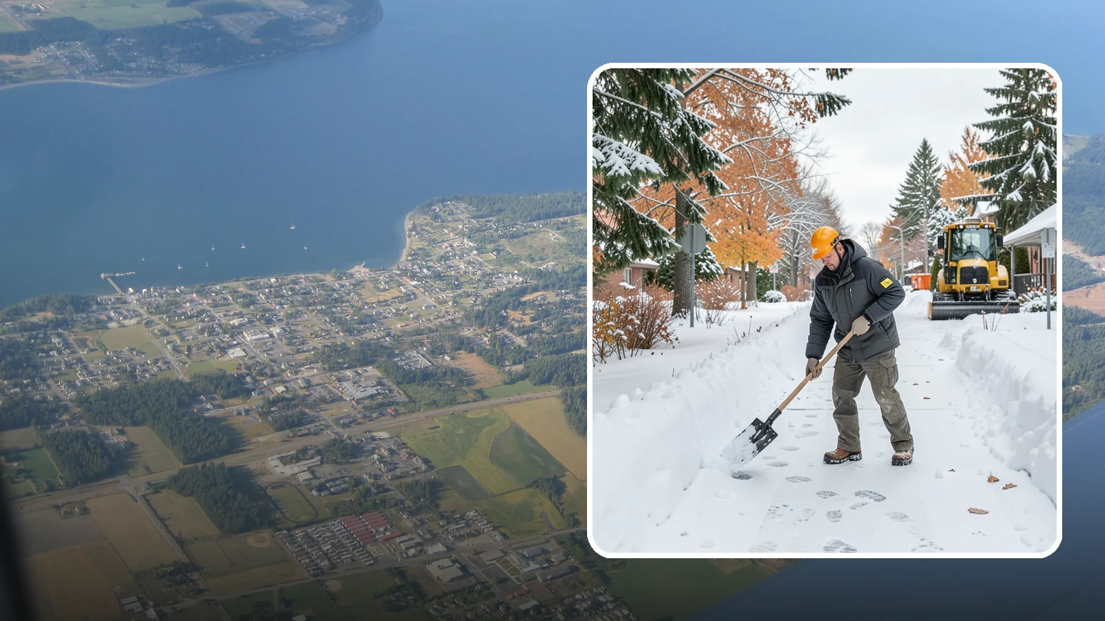 Walkway Snow Removal in Coupeville, Island County, WA - We clear the private paths that connect your gate, garden, and doors so every route through your yard stays usable.