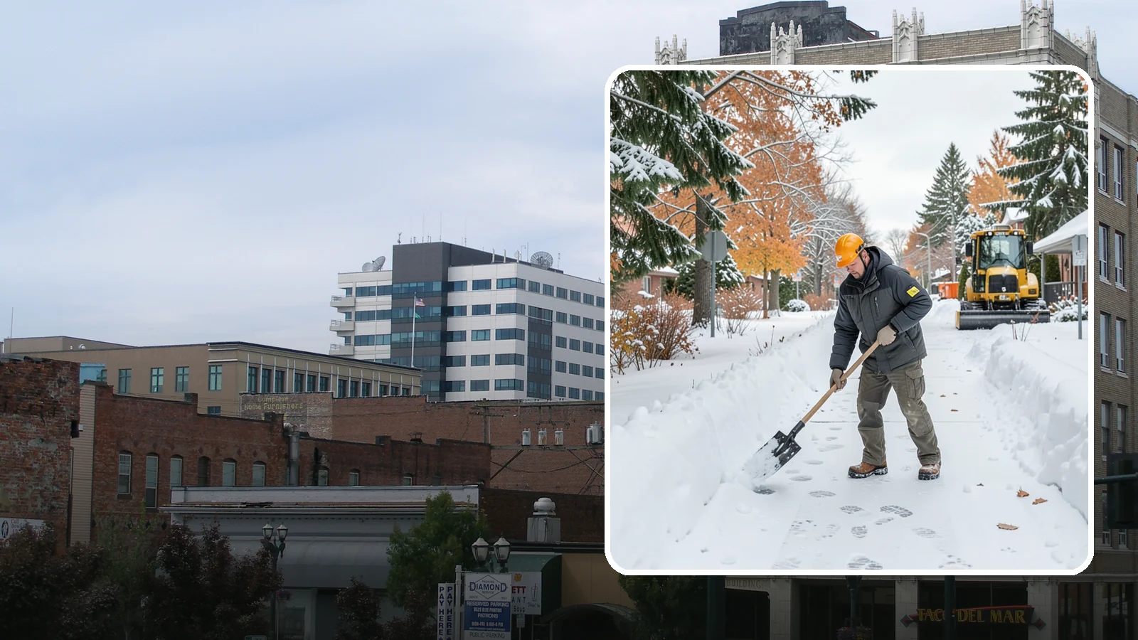 Walkway Snow Removal in Everett, Snohomish County, WA - We clear the private paths that connect your gate, garden, and doors so every route through your yard stays usable.