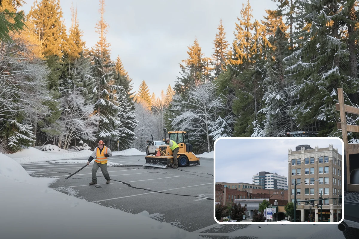Walkway Snow Removal in Everett, Snohomish County, WA - Preserves delicate paver and stamped surfaces from equipment damage