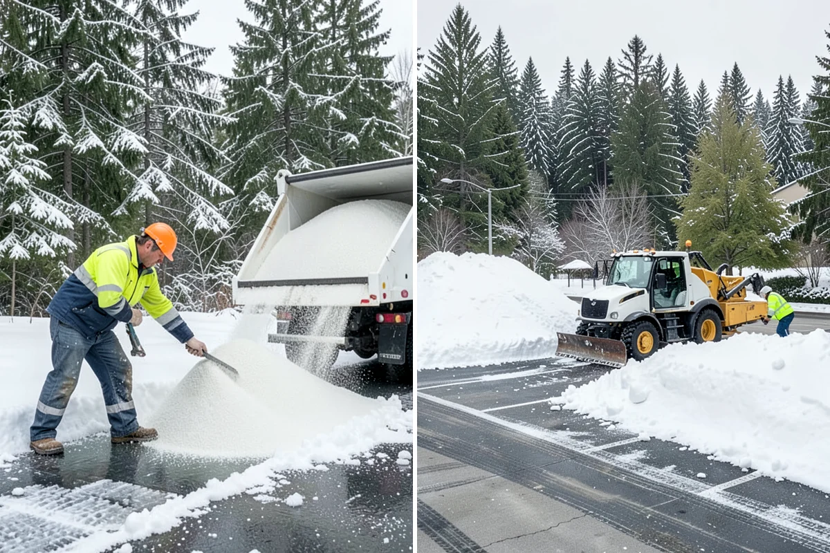 Walkway Snow Removal in Everett, Snohomish County, WA - We walk the property to map every connecting path