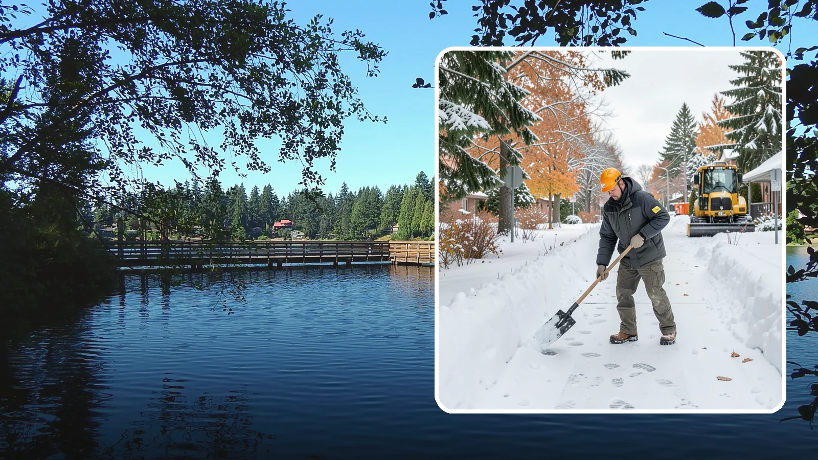 Walkway Snow Removal in Federal Way, King County, WA - We clear the private paths that connect your gate, garden, and doors so every route through your yard stays usable.