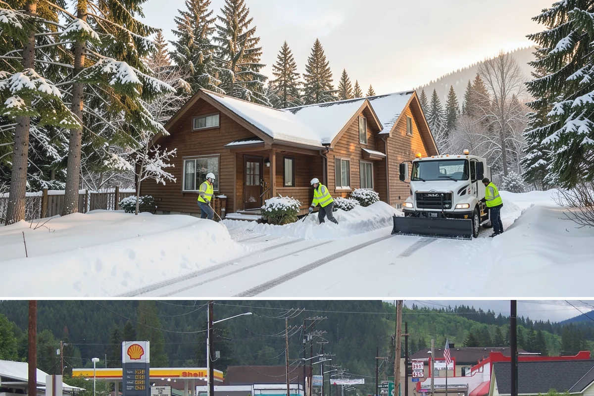 Walkway Snow Removal in Granite Falls, Snohomish County, WA - Arrange coverage in autumn so your garden paths are on our list before the first foothill freeze reaches the lowlands.