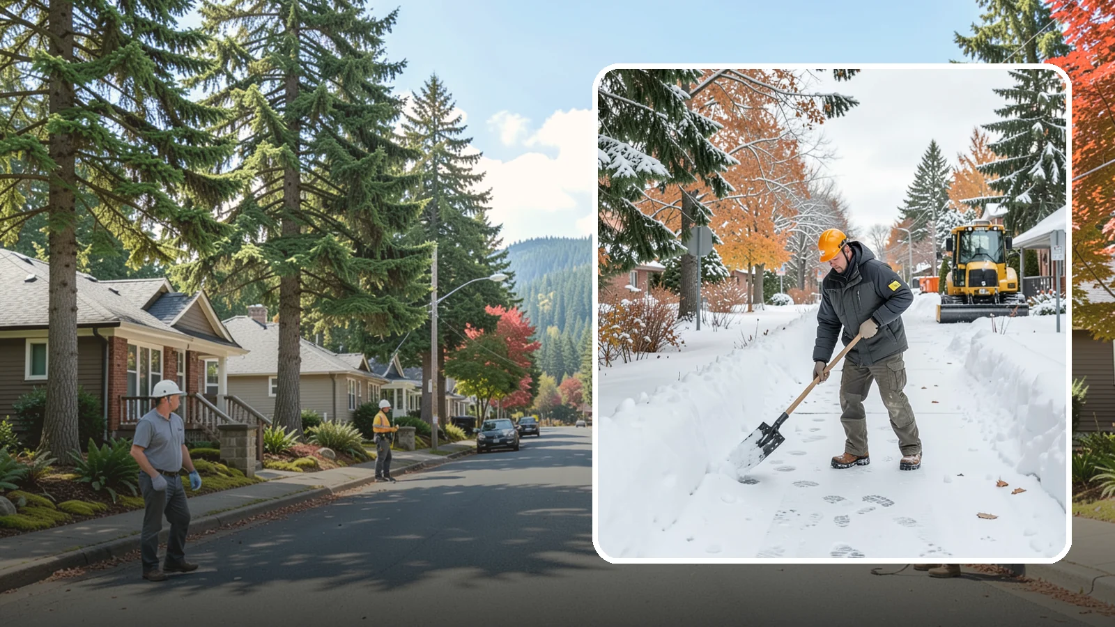 Walkway Snow Removal in Hunts Point, King County, WA - We clear the private paths that connect your gate, garden, and doors so every route through your yard stays usable.
