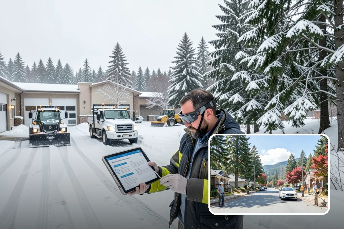 Walkway Snow Removal in Hunts Point, King County, WA - Preserves delicate paver and stamped surfaces from equipment damage