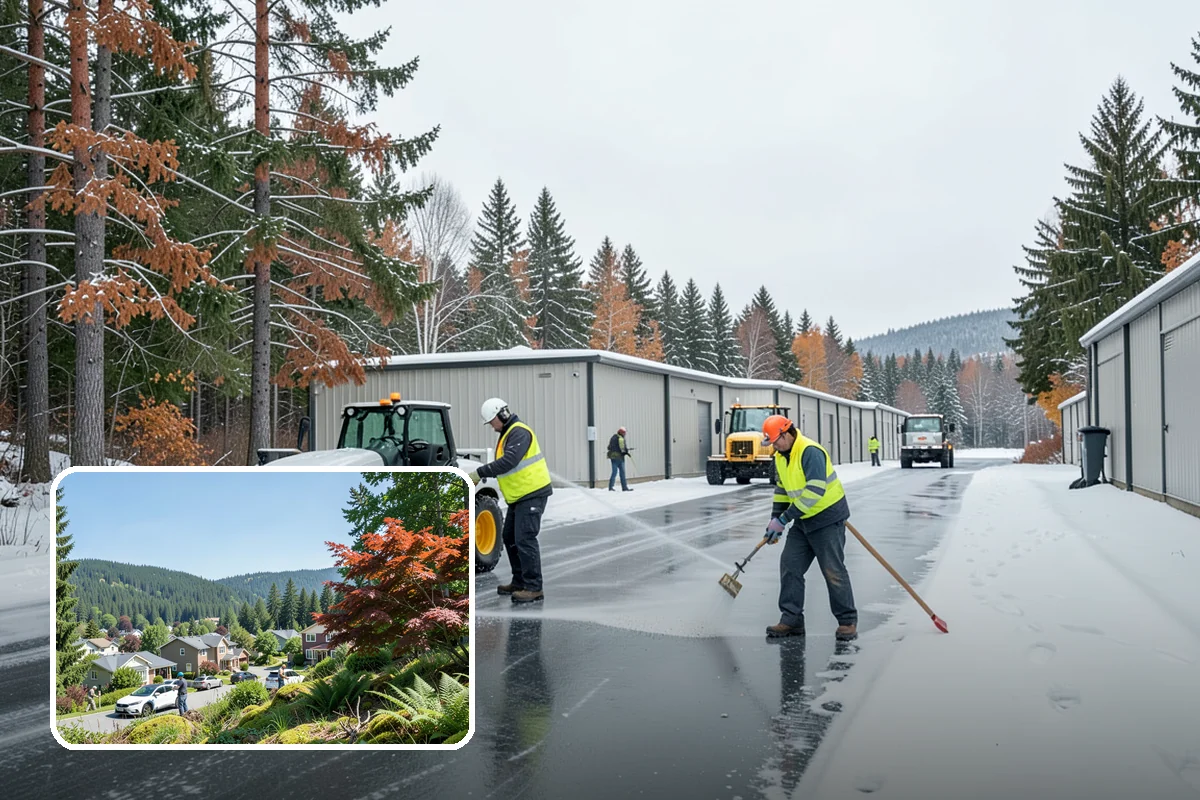 Walkway Snow Removal in Index, Snohomish County, WA - Preserves delicate paver and stamped surfaces from equipment damage