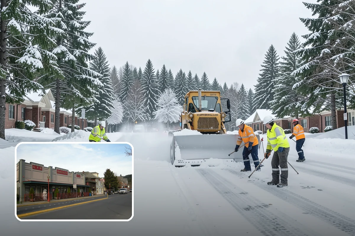 Walkway Snow Removal in Issaquah, King County, WA - Preserves delicate paver and stamped surfaces from equipment damage