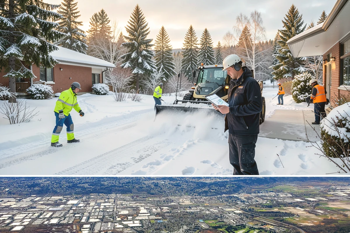 Walkway Snow Removal in Kent, King County, WA - Arrange coverage in autumn so your garden paths are on our list before the first foothill freeze reaches the lowlands.
