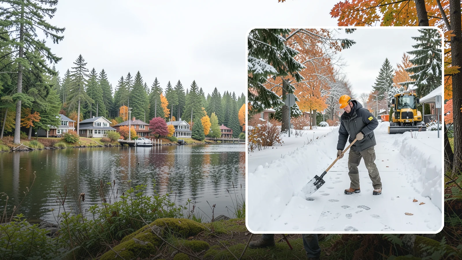 Walkway Snow Removal in La Conner, Skagit County, WA - We clear the private paths that connect your gate, garden, and doors so every route through your yard stays usable.
