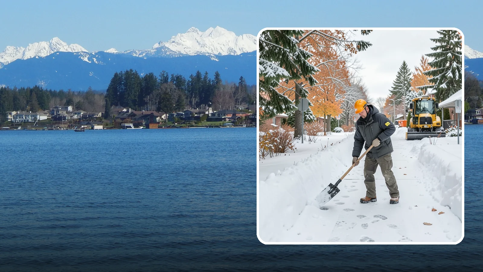 Walkway Snow Removal in Lake Stevens, Snohomish County, WA - We clear the private paths that connect your gate, garden, and doors so every route through your yard stays usable.