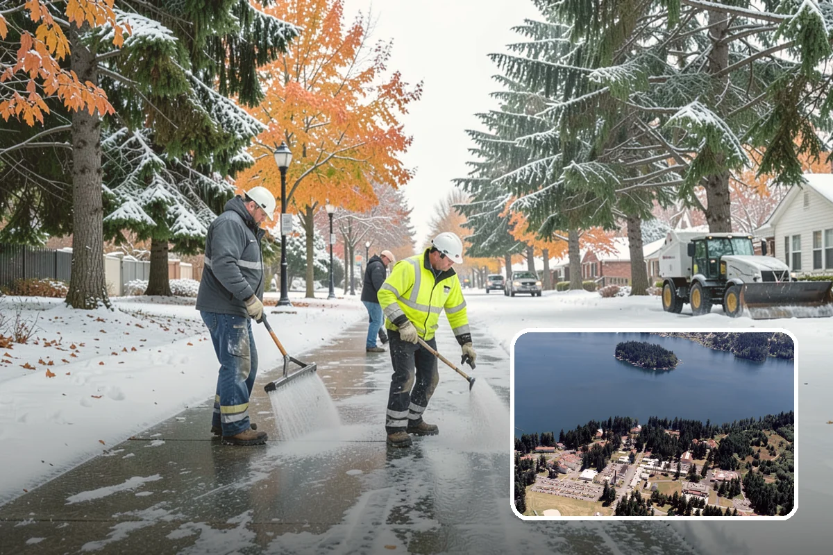 Walkway Snow Removal in Lakewood, Pierce County, WA - Preserves delicate paver and stamped surfaces from equipment damage