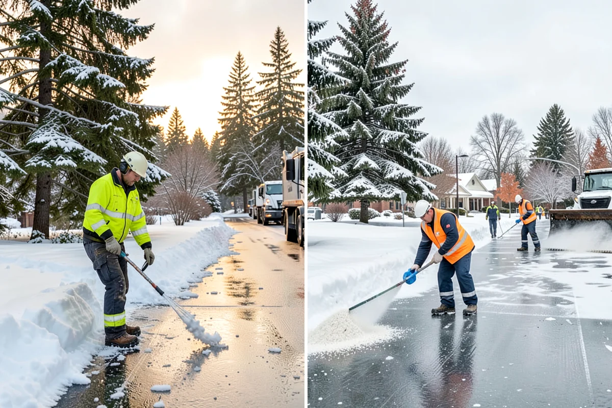 Walkway Snow Removal in Lakewood, Pierce County, WA - We walk the property to map every connecting path