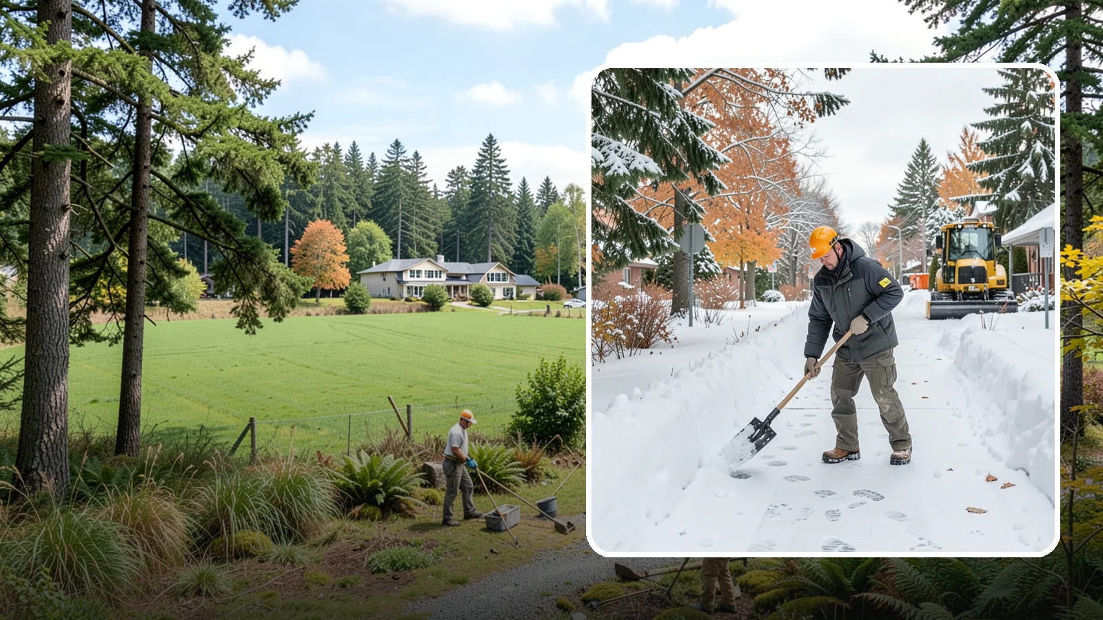 Walkway Snow Removal in Lyman, Skagit County, WA - We clear the private paths that connect your gate, garden, and doors so every route through your yard stays usable.