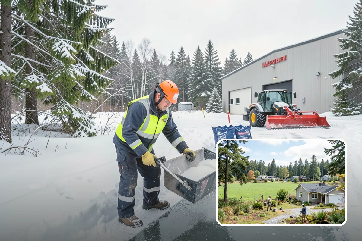 Walkway Snow Removal in Lyman, Skagit County, WA - Preserves delicate paver and stamped surfaces from equipment damage