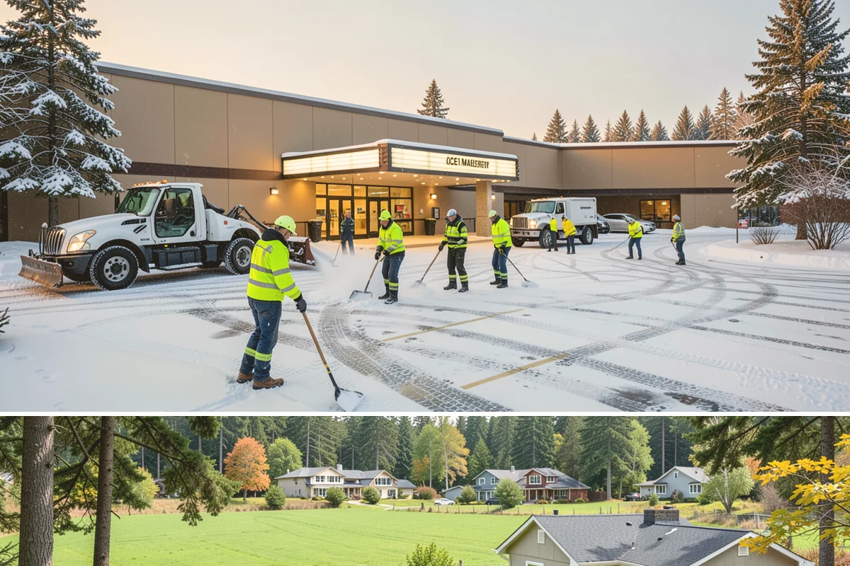 Walkway Snow Removal in Lyman, Skagit County, WA - Arrange coverage in autumn so your garden paths are on our list before the first foothill freeze reaches the lowlands.