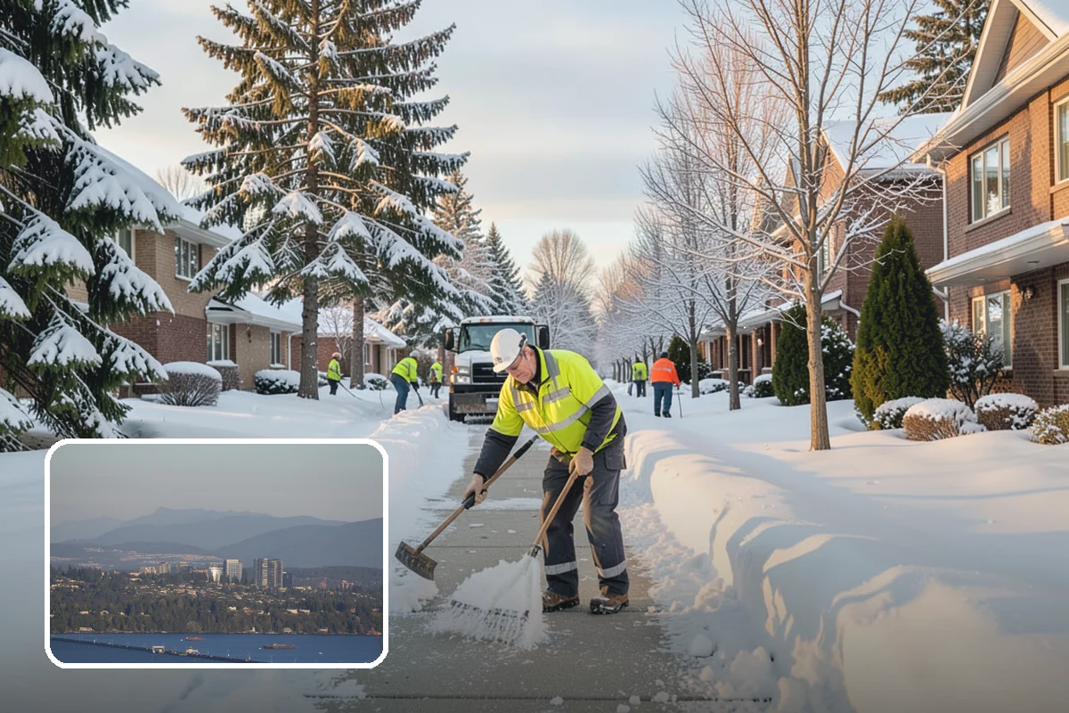 Walkway Snow Removal in Medina, King County, WA - Preserves delicate paver and stamped surfaces from equipment damage