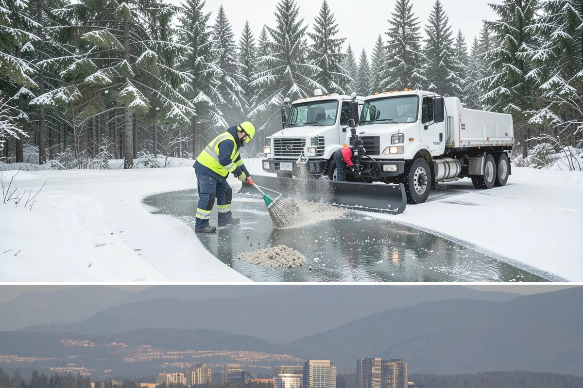 Walkway Snow Removal in Medina, King County, WA - Arrange coverage in autumn so your garden paths are on our list before the first foothill freeze reaches the lowlands.