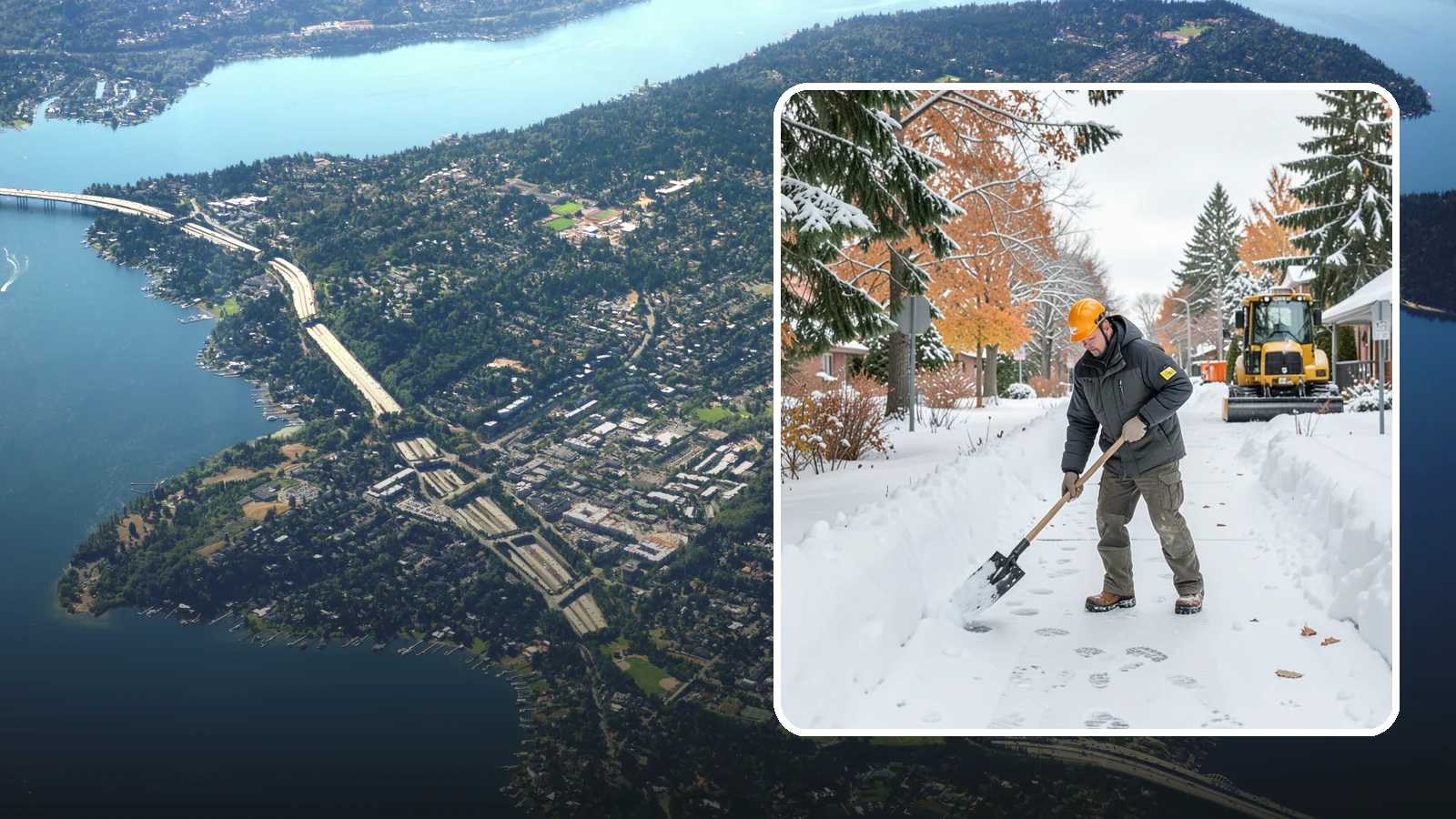 Walkway Snow Removal in Mercer Island, King County, WA - We clear the private paths that connect your gate, garden, and doors so every route through your yard stays usable.