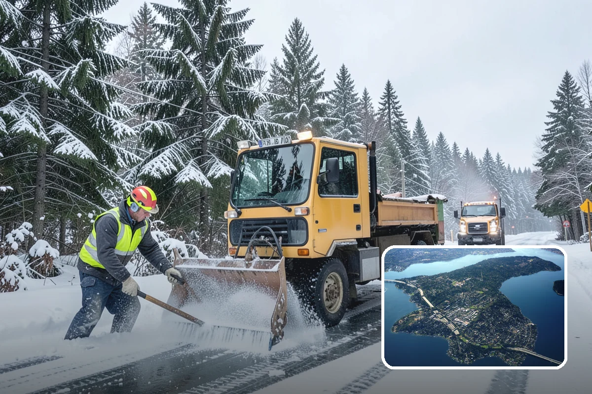Walkway Snow Removal in Mercer Island, King County, WA - Preserves delicate paver and stamped surfaces from equipment damage