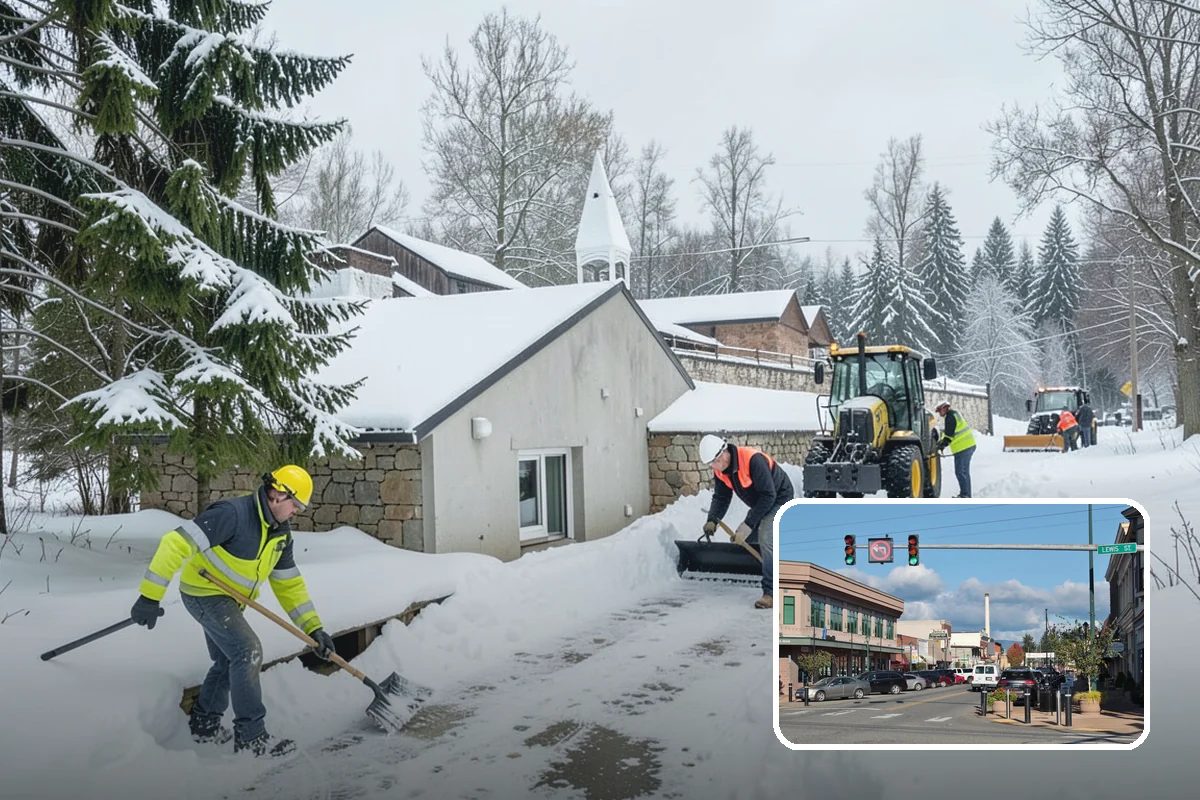 Walkway Snow Removal in Monroe, Snohomish County, WA - Preserves delicate paver and stamped surfaces from equipment damage