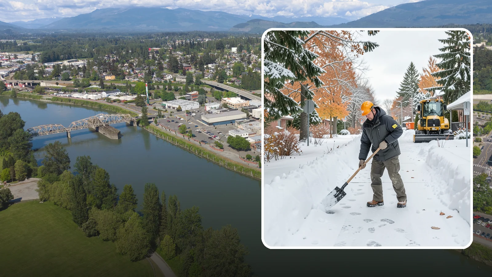 Walkway Snow Removal in Mount Vernon, Skagit County, WA - We clear the private paths that connect your gate, garden, and doors so every route through your yard stays usable.