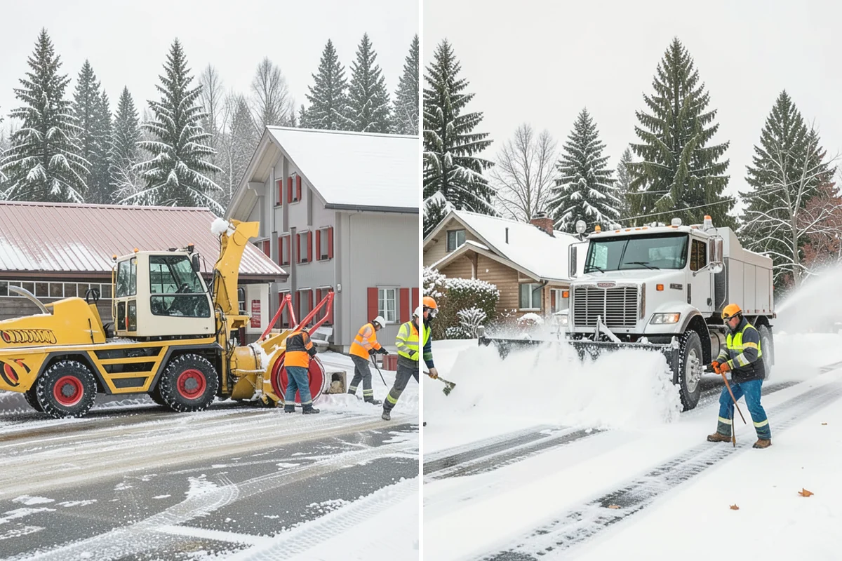 Walkway Snow Removal in Mukilteo, Snohomish County, WA - We walk the property to map every connecting path