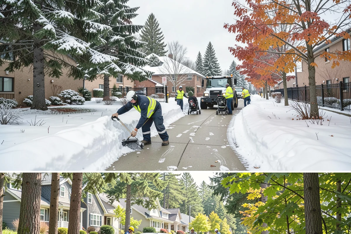 Walkway Snow Removal in Normandy Park, King County, WA - Arrange coverage in autumn so your garden paths are on our list before the first foothill freeze reaches the lowlands.