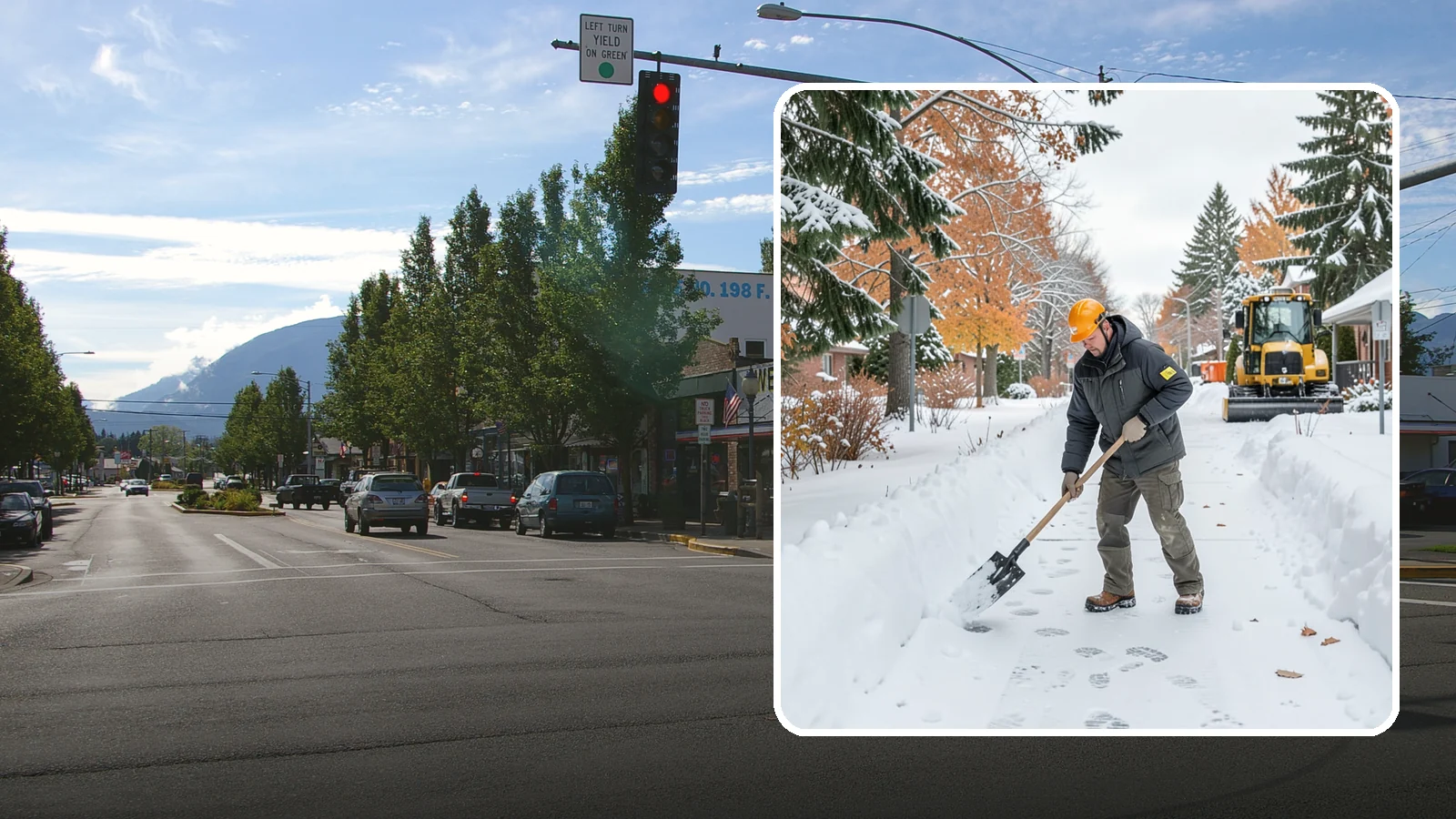 Walkway Snow Removal in North Bend, King County, WA - We clear the private paths that connect your gate, garden, and doors so every route through your yard stays usable.