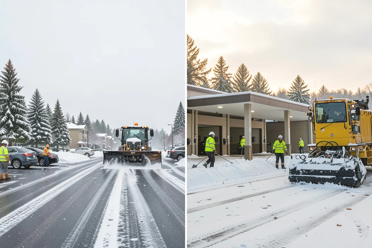 Walkway Snow Removal in Oak Harbor, Island County, WA - We walk the property to map every connecting path