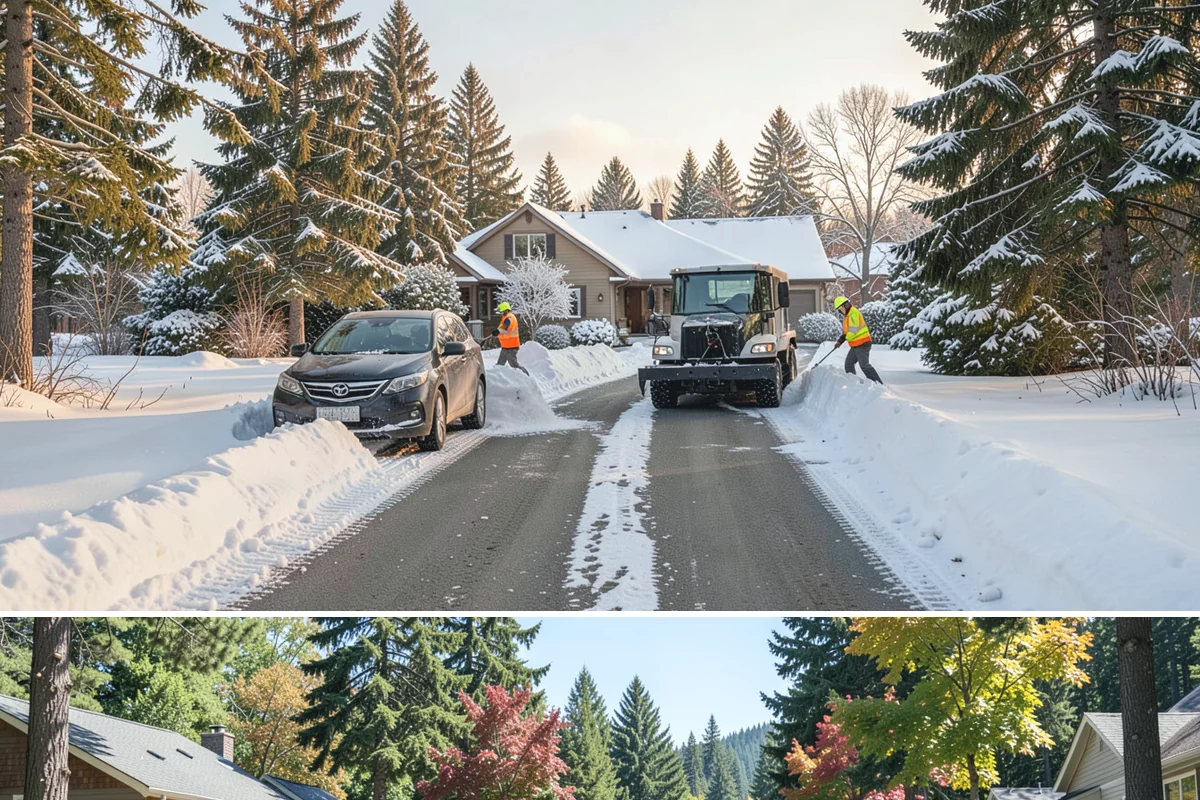 Walkway Snow Removal in Orting, Pierce County, WA - Arrange coverage in autumn so your garden paths are on our list before the first foothill freeze reaches the lowlands.
