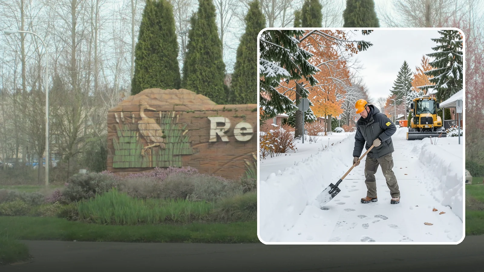 Walkway Snow Removal in Renton, King County, WA - We clear the private paths that connect your gate, garden, and doors so every route through your yard stays usable.