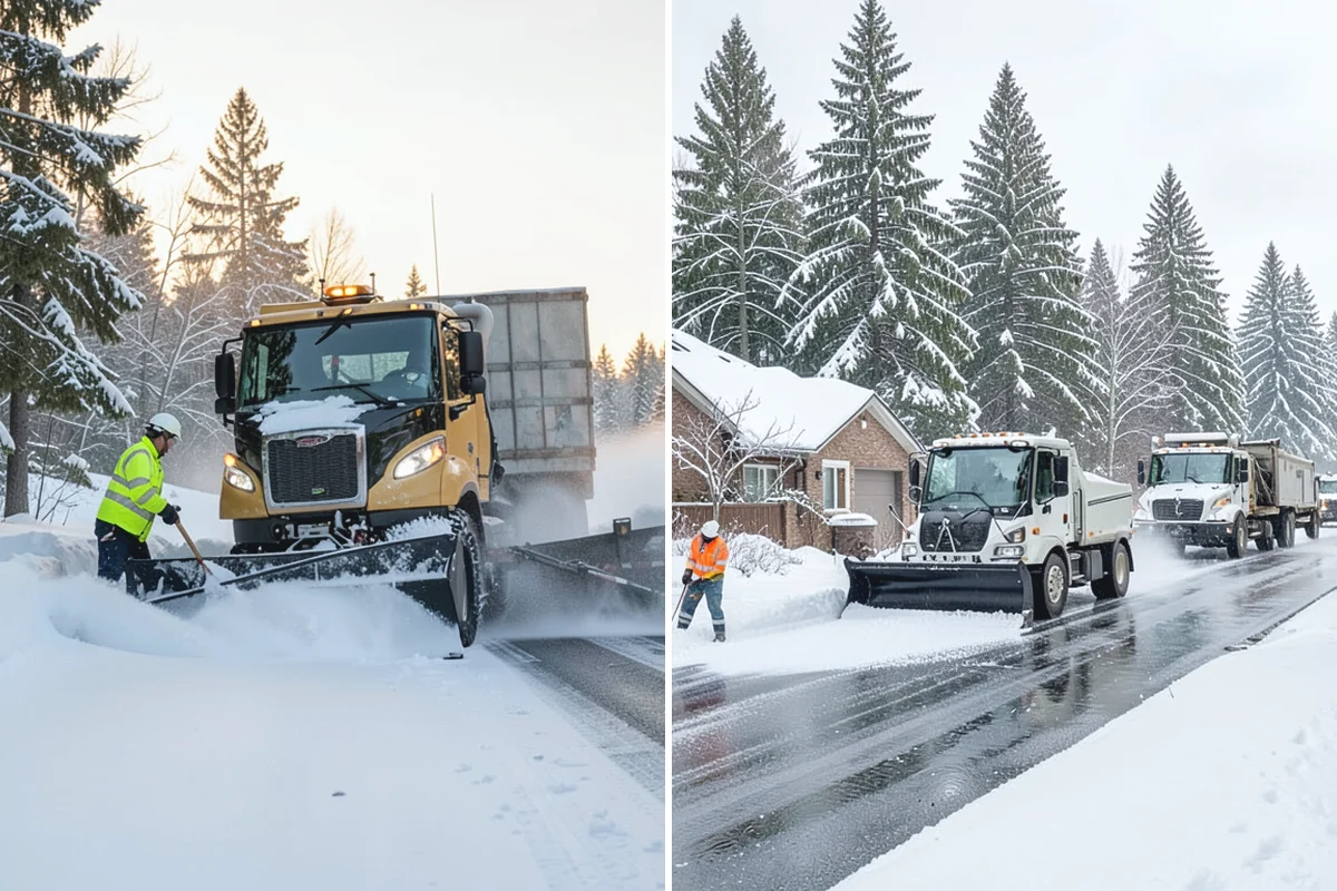 Walkway Snow Removal in Renton, King County, WA - We walk the property to map every connecting path