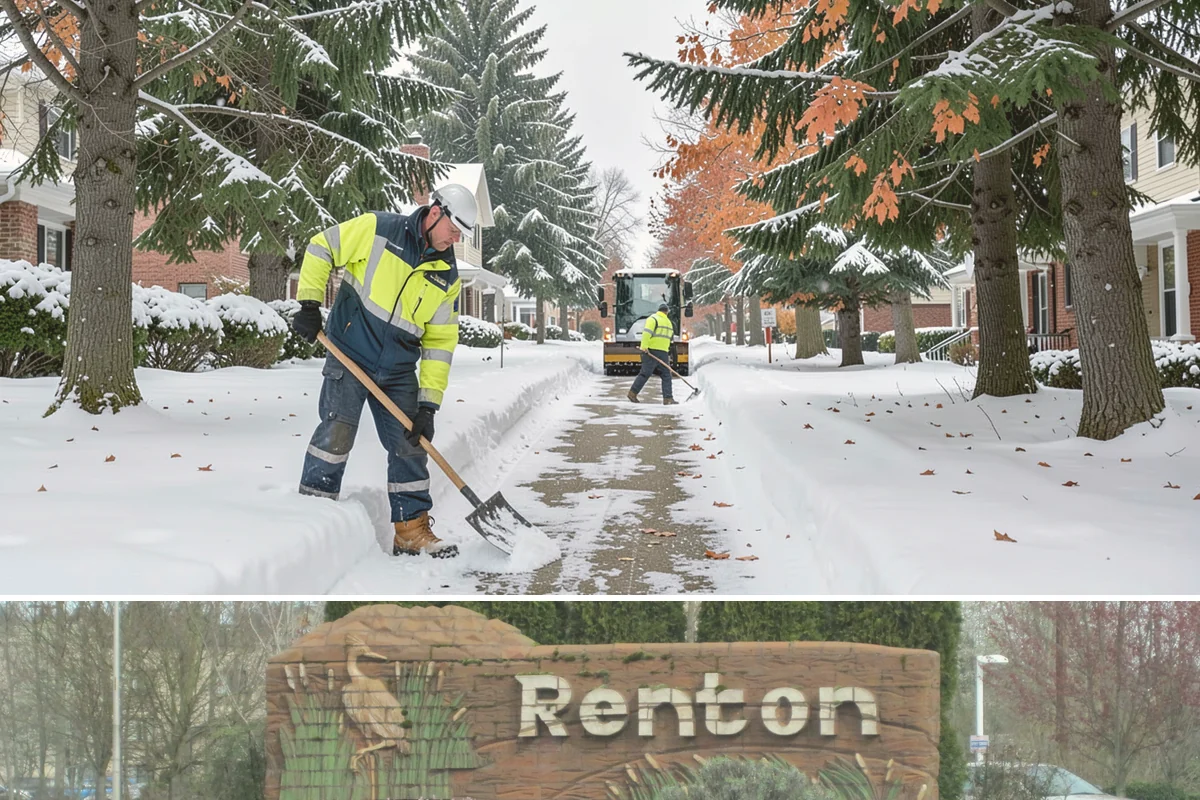 Walkway Snow Removal in Renton, King County, WA - Arrange coverage in autumn so your garden paths are on our list before the first foothill freeze reaches the lowlands.