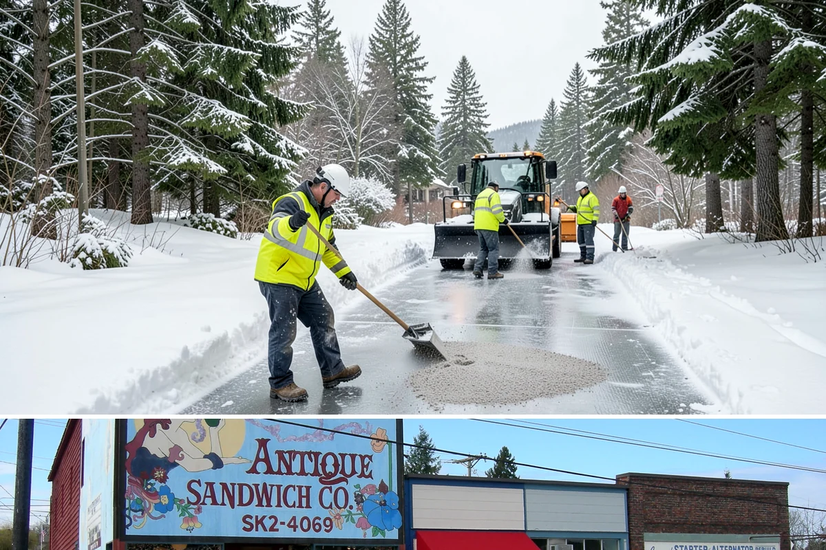 Walkway Snow Removal in Ruston, Pierce County, WA - Arrange coverage in autumn so your garden paths are on our list before the first foothill freeze reaches the lowlands.