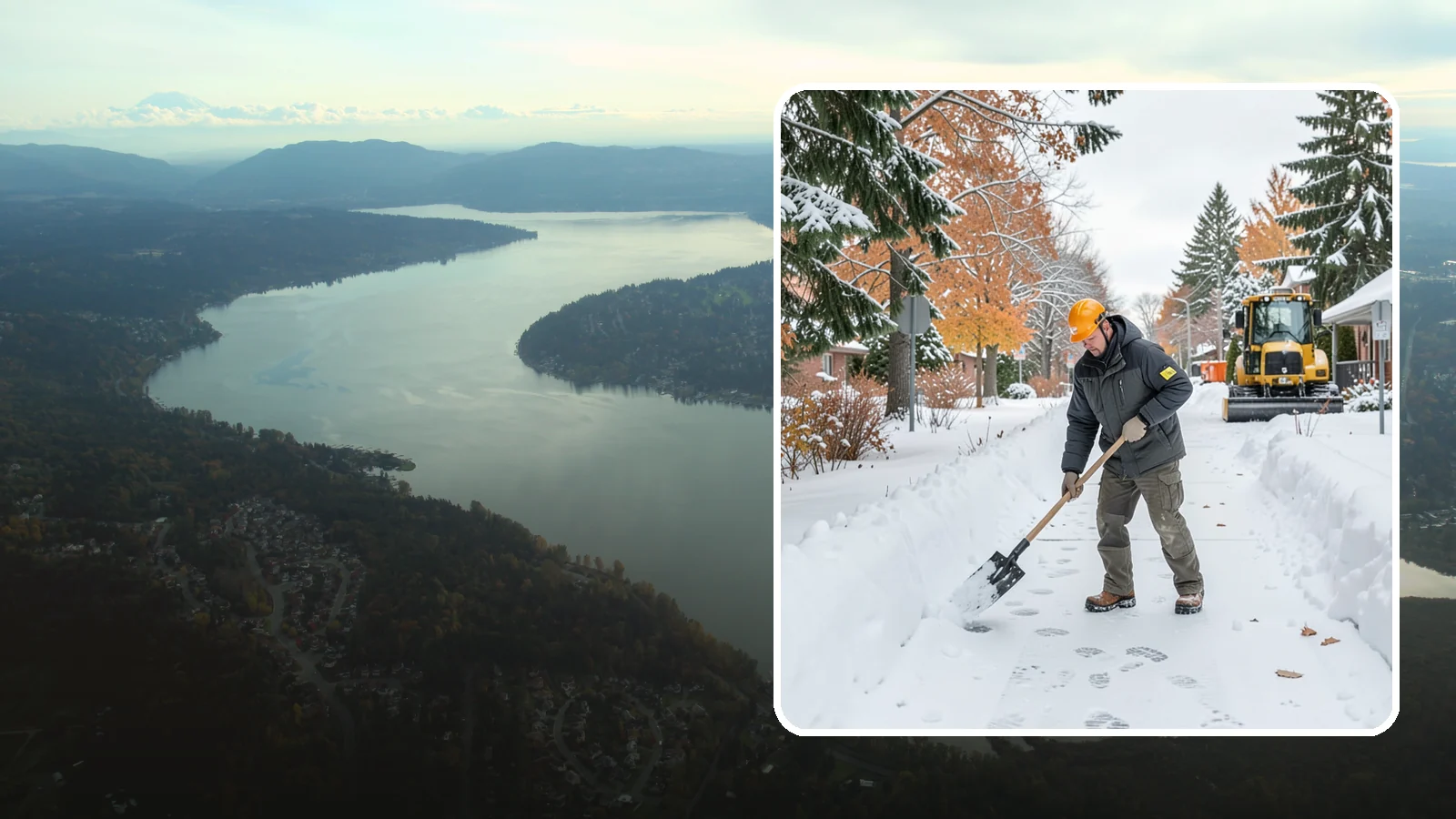 Walkway Snow Removal in Sammamish, King County, WA - We clear the private paths that connect your gate, garden, and doors so every route through your yard stays usable.