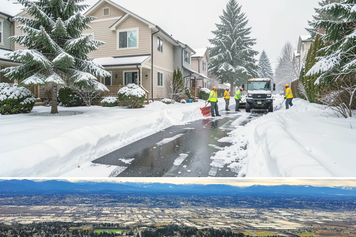 Walkway Snow Removal in SeaTac, King County, WA - Arrange coverage in autumn so your garden paths are on our list before the first foothill freeze reaches the lowlands.