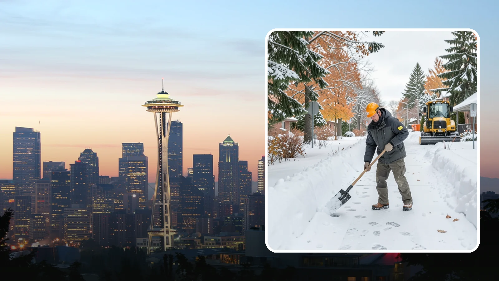 Walkway Snow Removal in Seattle, King County, WA - We clear the private paths that connect your gate, garden, and doors so every route through your yard stays usable.