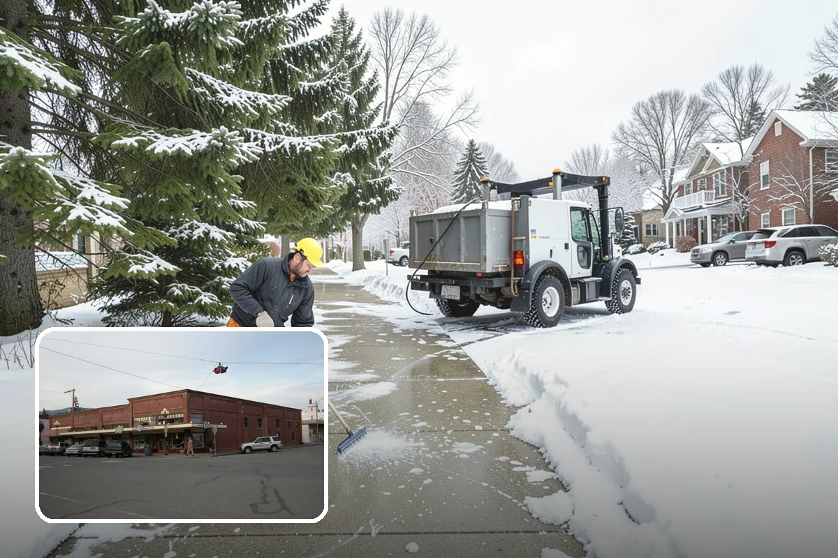 Walkway Snow Removal in Sedro-Woolley, Skagit County, WA - Preserves delicate paver and stamped surfaces from equipment damage
