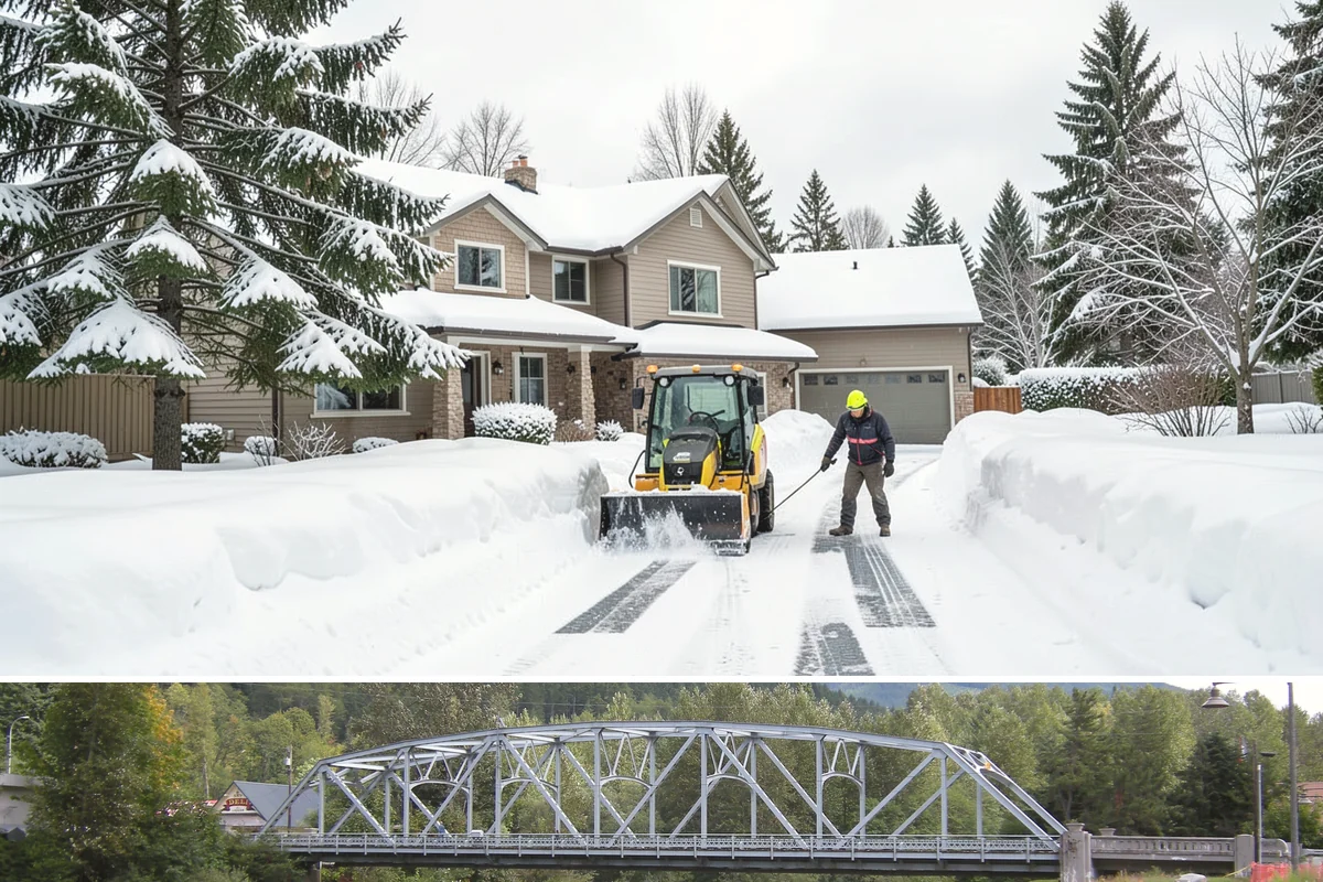Walkway Snow Removal in Skykomish, King County, WA - Arrange coverage in autumn so your garden paths are on our list before the first foothill freeze reaches the lowlands.