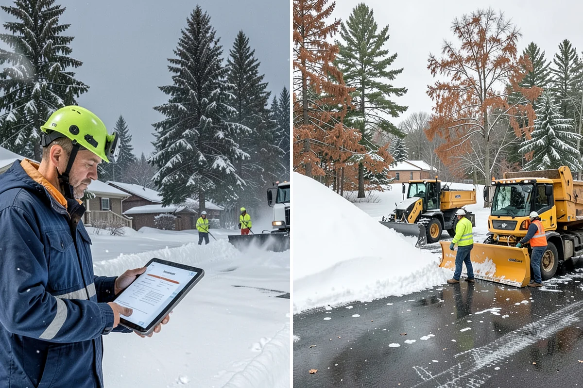 Walkway Snow Removal in Snoqualmie, King County, WA - We walk the property to map every connecting path